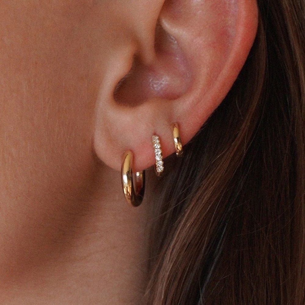 Logan Hollowell Solid Mini Goddess Hoop
